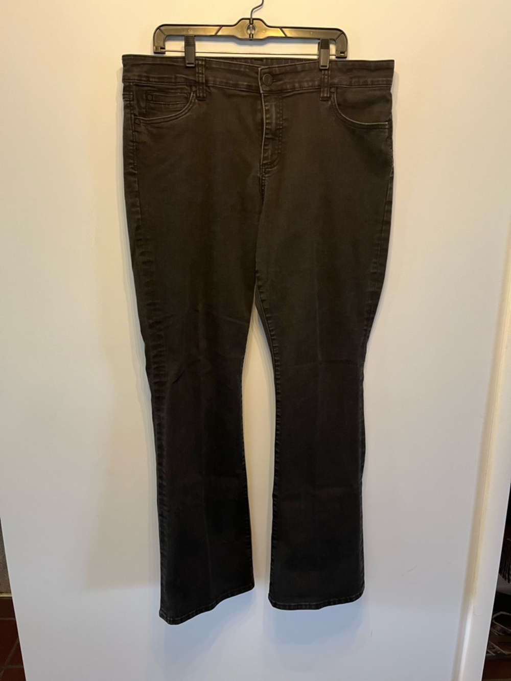 KUT. Women's Black Stretch Bootcut Jeans